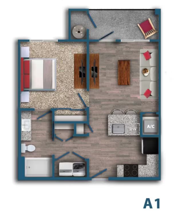 A1 02105 floor plan