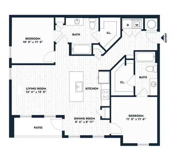 Unit 02201 02201 floor plan