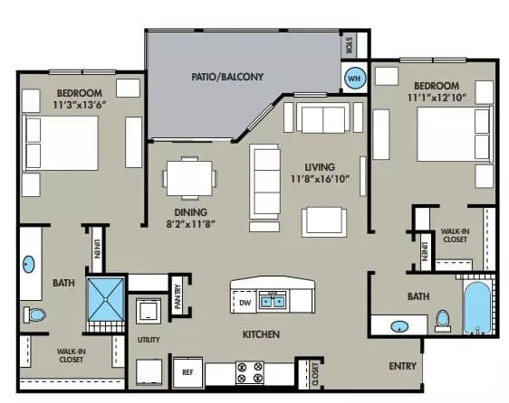 Unit 11307 11307 floor plan