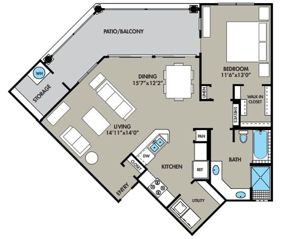 Unit 10302 11301 floor plan