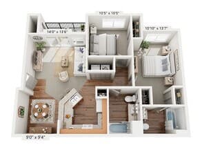 2x2 10303 floor plan