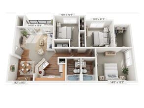 3x2 02104 floor plan