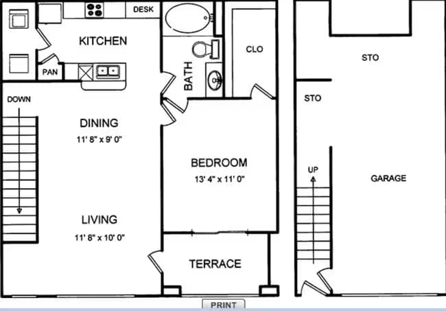 Unit 0102 0102 floor plan