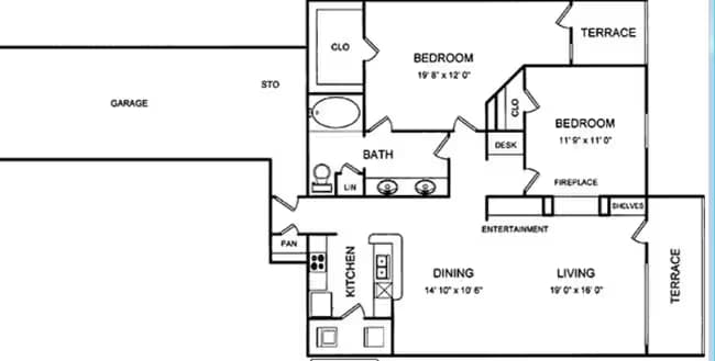 Unit 2108 2208 floor plan