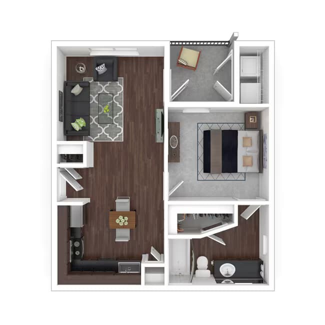Unit 07303 07307 floor plan