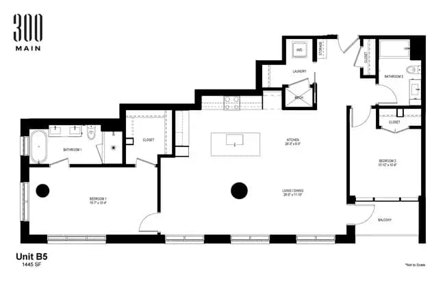 Unit 1216 1216 floor plan