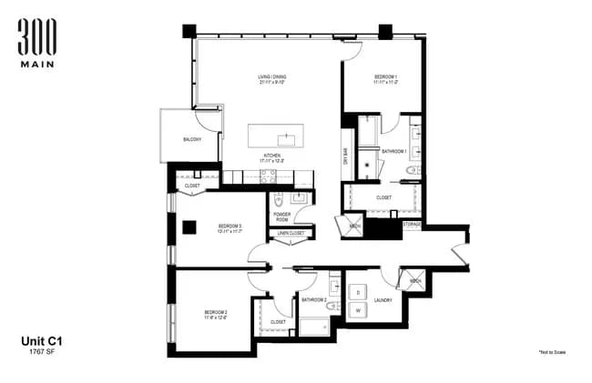 Unit 1017 1017 floor plan