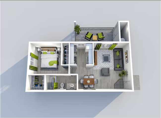 The 601 2431 floor plan