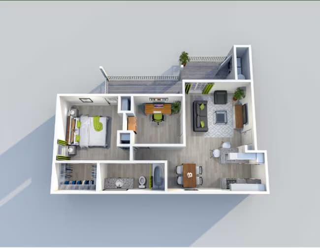 The 967 1914 floor plan
