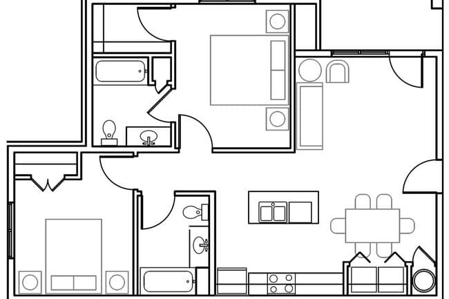 Unit 2307 2307 floor plan