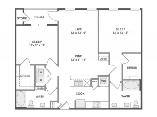 C5 2A-374 floor plan