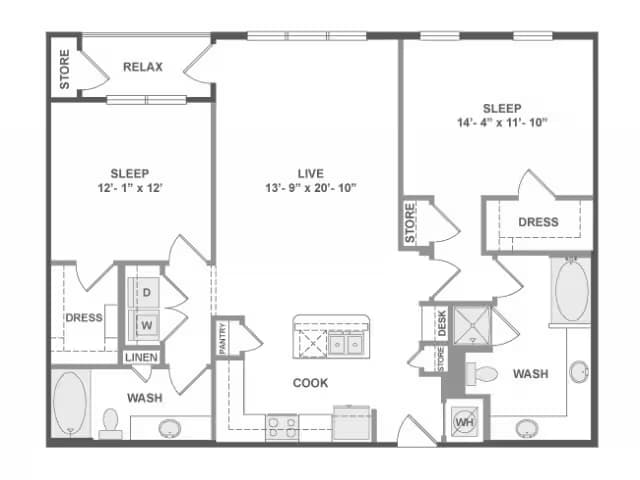 C6b 1A-282 floor plan