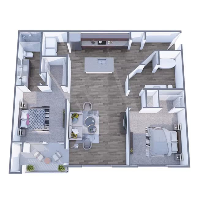 Unit 8307 8304 floor plan