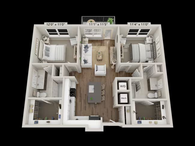 Unit 3108 2307 floor plan