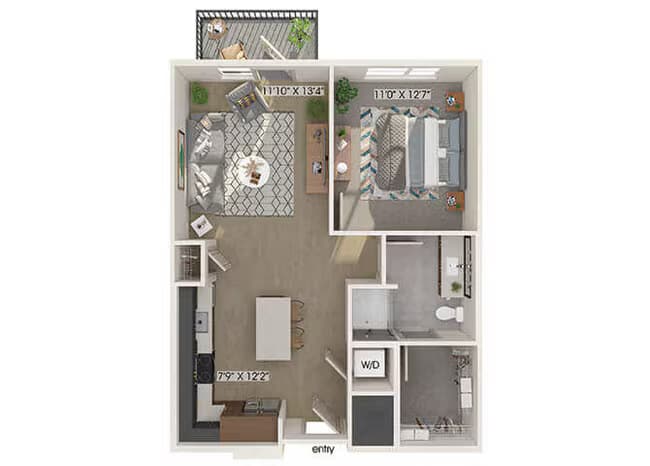Unit 2118 2118 floor plan