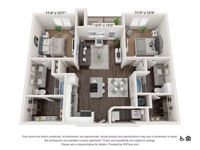 Unit 2305 2147 floor plan
