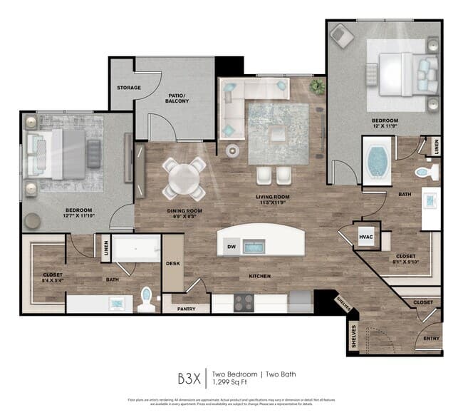 Unit 1103 12109 floor plan