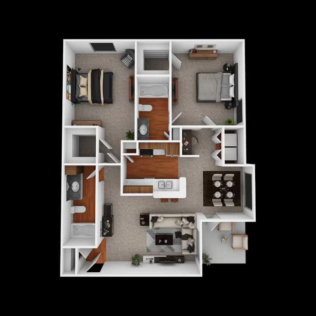 Unit 432 132 floor plan