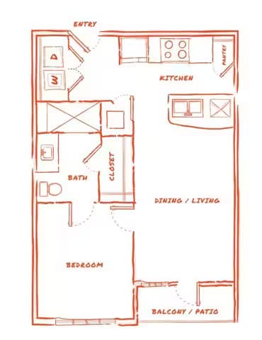 Unit 3-3107 3-3107 floor plan