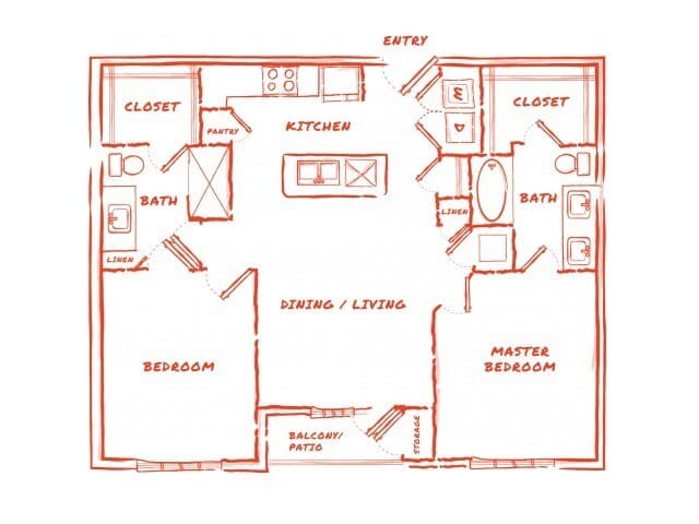 B1 1-1115 floor plan
