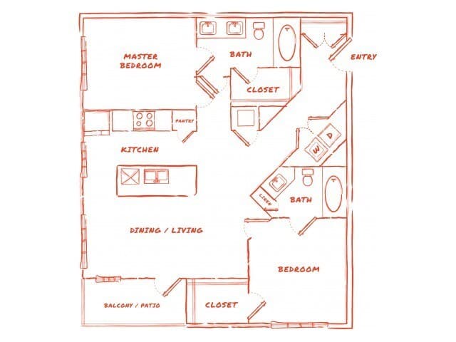 B2 2-2101 floor plan