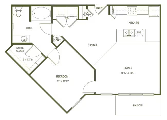 Unit 430 430 floor plan