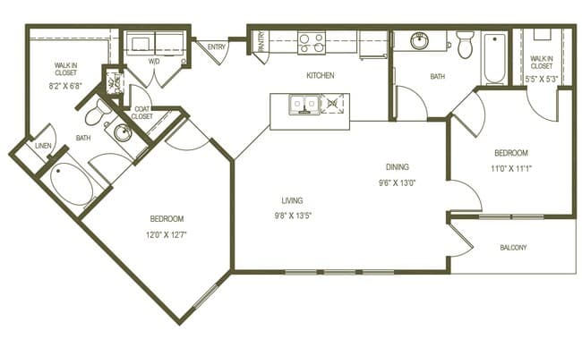 Unit 404 412 floor plan
