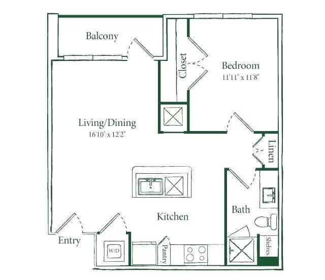 A2B 2-2205 floor plan