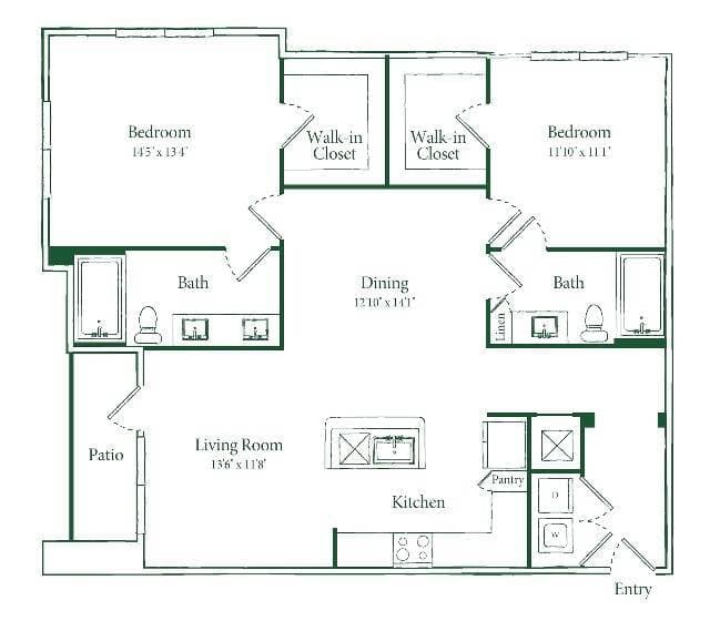 B1F 4-4100 floor plan