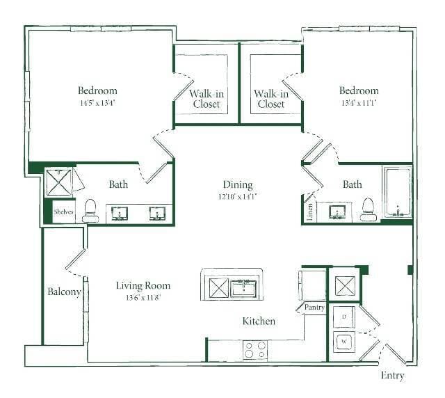 B1 4-4315 floor plan