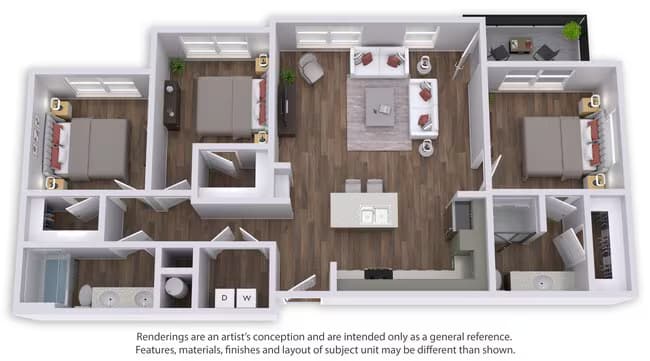 Unit 4301 4301 floor plan