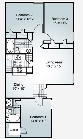 Unit 270 205 floor plan