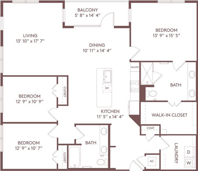 Unit 0453 0253 floor plan
