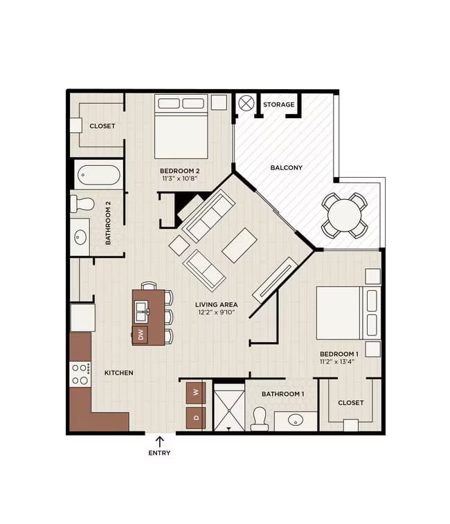 Unit 3408 3408 floor plan