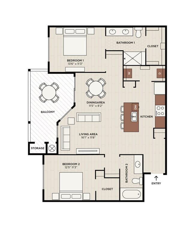 Unit 1306 1306 floor plan