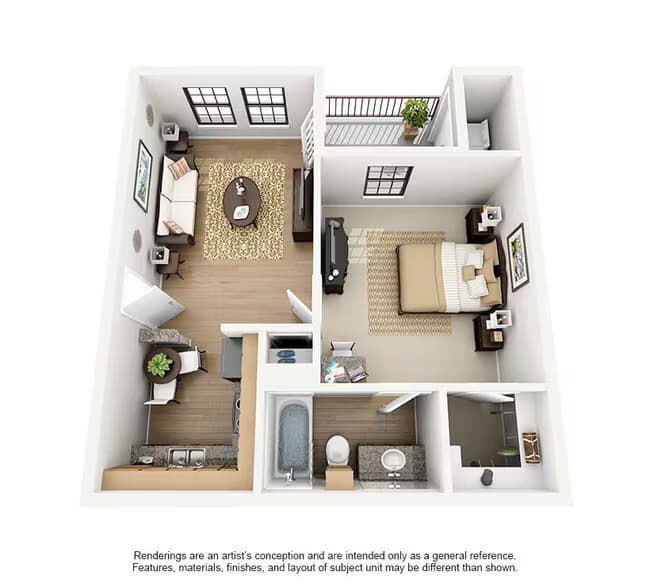 Unit 107 204 floor plan