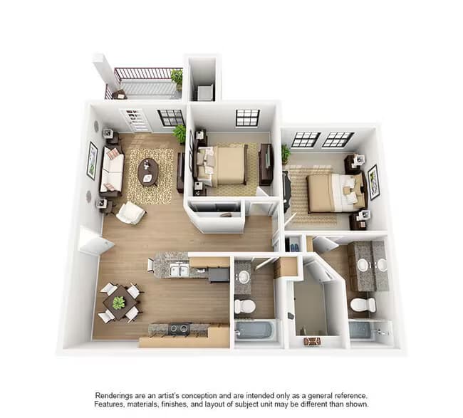 Unit 208 208 floor plan