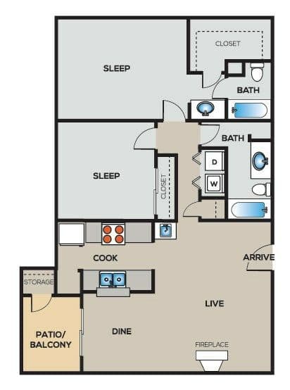 Unit 0301 0301 floor plan