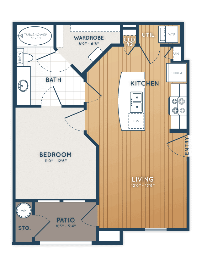 Unit 4201 6305 floor plan