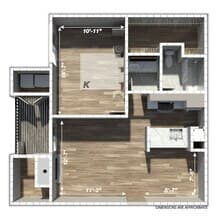 A3 1-1207 floor plan