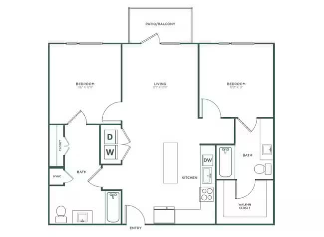Unit 2406 2406 floor plan