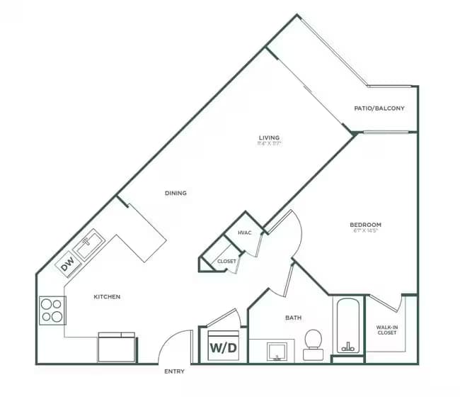 A2 1329 floor plan