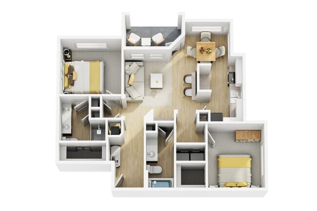 Unit 1110 1110 floor plan