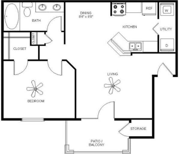 Unit 0713 0305 floor plan