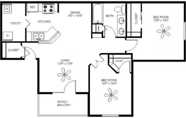 Unit 0911 0905 floor plan
