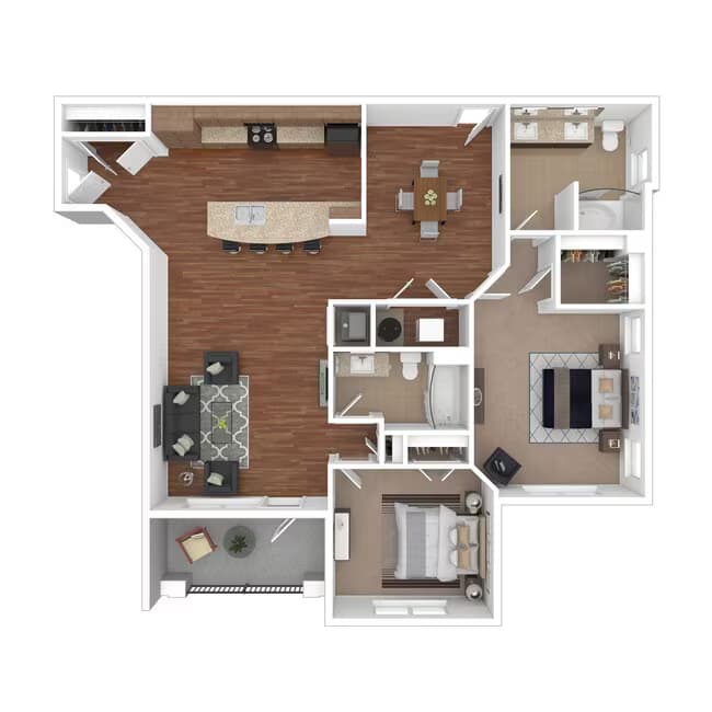 2B 3305 floor plan
