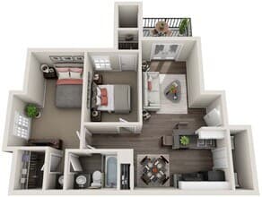 The Boyce - Renovated 1515 floor plan