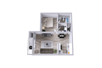 A1 | 1 Bed | 1 Bath 2065 floor plan