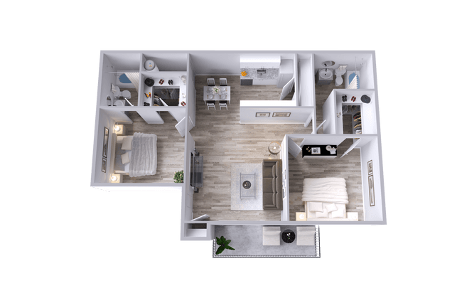 Unit 2070 2070 floor plan
