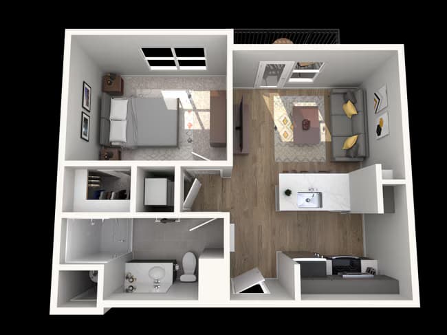 A1a-60% 2-01209 floor plan